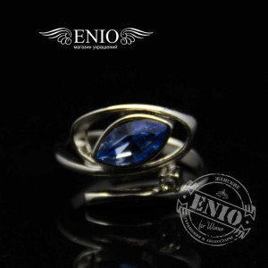 Стальное кольцо с Фианитом 310091 фото 1