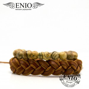 Сет из двух браслетов ENIO DESIGN № ED-0404-SH фото 1 Сет из двух браслетов ENIO DESIGN № ED-0404-SH фото 1